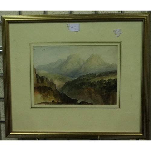 3153 - John Rawson Walker (1796-1873): watercolour, Parnassus, circa 1835, 25 x 17 cm. Not available for in... 