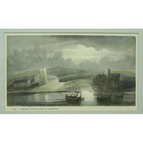 3182 - William Gawin Herdman (1805 - 1882): lithograph, earliest known view of Liverpool (plate I), 30 x 18... 