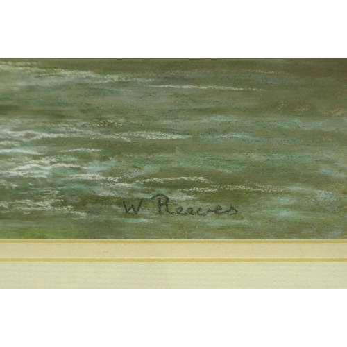 3194 - Wendy Reeves (B.1945): pastel on buff paper, Borrowdale, 55 x 37 cm. Not available for in-house P&P