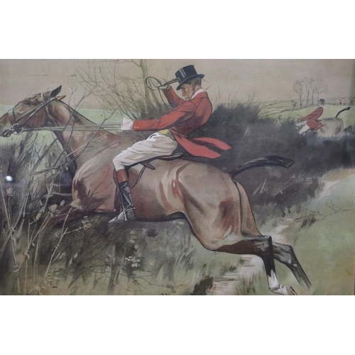 3199 - Lionel Edwards (1873-1966): a set of four colour prints, hunting scenes, each 44 x 34 cm. Not availa... 