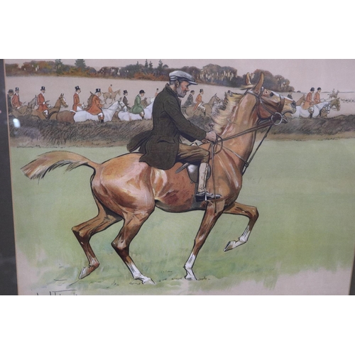 3199 - Lionel Edwards (1873-1966): a set of four colour prints, hunting scenes, each 44 x 34 cm. Not availa... 