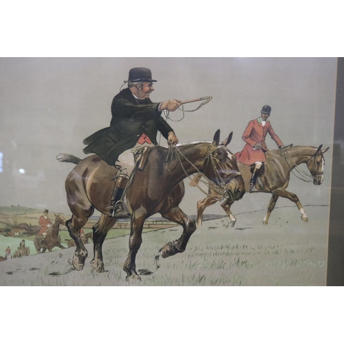 3199 - Lionel Edwards (1873-1966): a set of four colour prints, hunting scenes, each 44 x 34 cm. Not availa... 