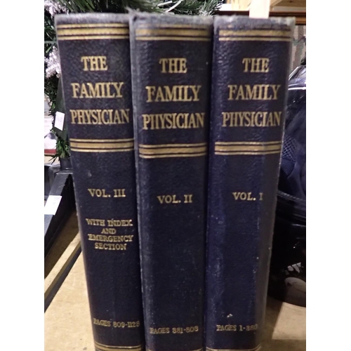 1417 - The Family Physician in three volumes. Not available for in-house P&P