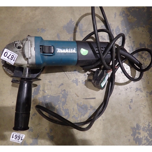 1870 - Makita angle grinder. Not available for in-house P&P