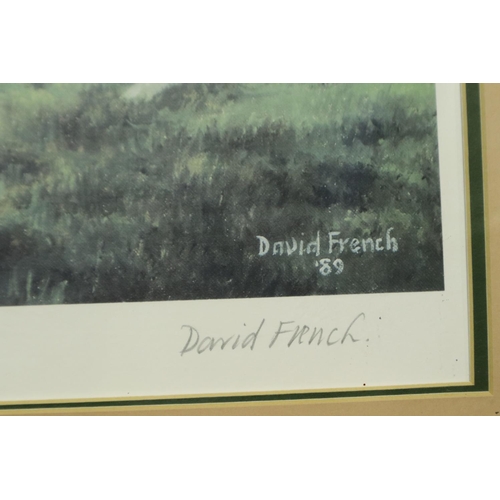 3185A - David French (20th century): pencil signed lithograph, Desert Orchid, 49 x 38 cm. Not available for ... 