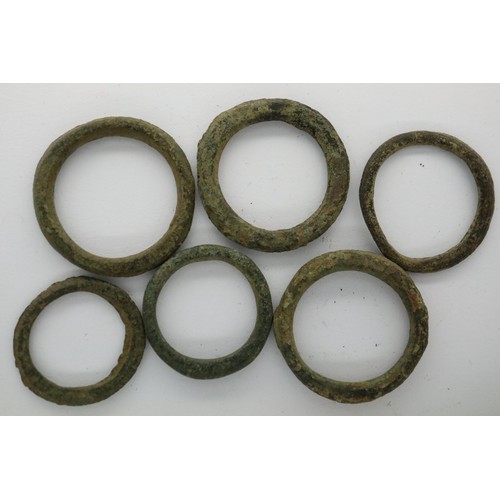 123 - 1st century AD Celtic ring money, early proto exchange system for bartering. P&P Group 0 (£5+VAT for... 