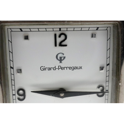 78 - Girard-Perregaux: gents 18ct white gold cased Anno 1991 wristwatch, ref 4961, manual wind, 200 year ... 