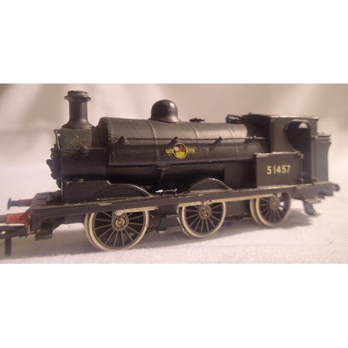 2020 - OO scale kit built saddle tank metal black 51457 Late Crest good build and finish, body loose on cha... 