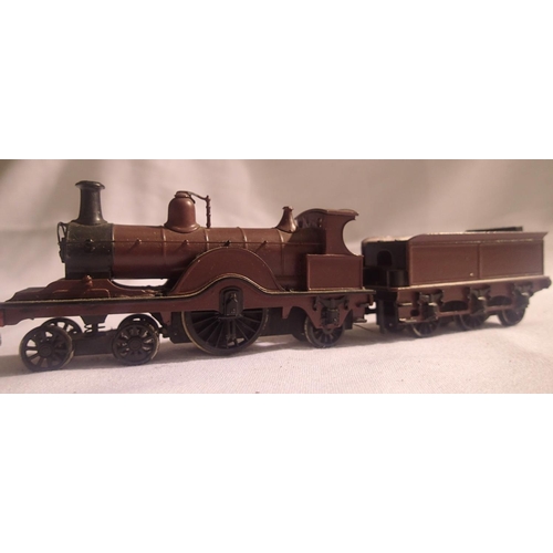 2021 - OO scale kit built 4.2.2 and tender, metal maroon, very good build and finish requires motor and pai... 