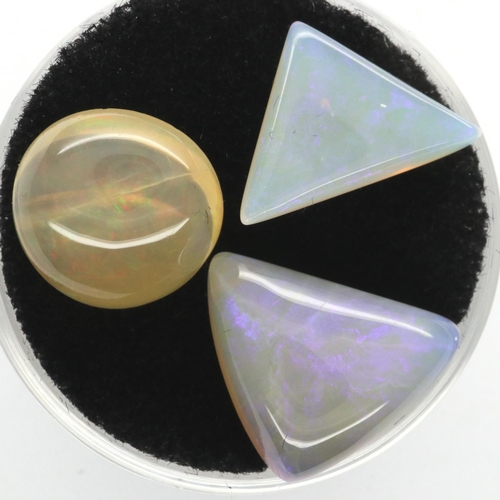 38 - Collection of loose, unusual shaped opals, largest 12 mm, combined 1.9g. P&P Group 1 (£14+VAT for th... 