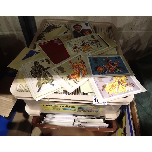 1015 - Two boxes of new old stock postcards. Not available for in-house P&P