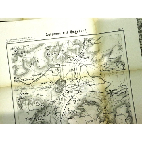 2062 - Sixteen German maps, Franco Prussian War period, some inscribed in pencil. P&P Group 1 (£14+VAT for ... 