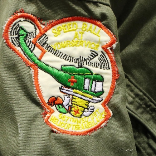 2079 - Vietnam War period Helicopter Medic Crew flight suit, size XL. P&P Group 2 (£18+VAT for the first lo... 