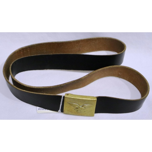 2081 - WWII German Luftwaffe sports belt. P&P Group 1 (£14+VAT for the first lot and £1+VAT for subsequent ... 