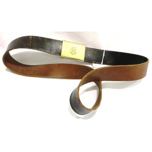 2084 - Third Reich Waffen SS sports belt. P&P Group 1 (£14+VAT for the first lot and £1+VAT for subsequent ... 