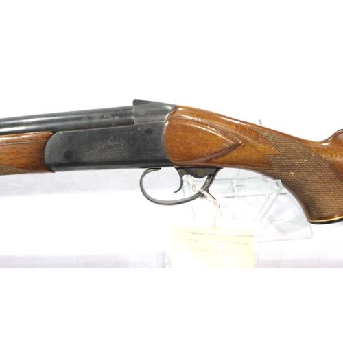 2116 - Baikal (USSR) 12 gauge single barrel shotgun with walnut stocks, with EU spec deactivation certifica... 