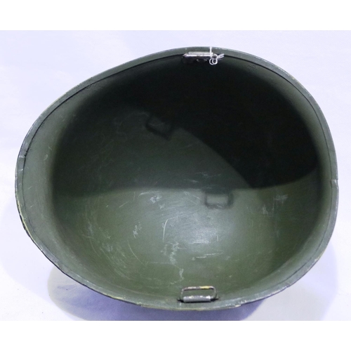 2010 - Vietnam War period US M1 helmet with ARVN Special Forces paintwork, later painted. P&P Group 2 (£18+... 