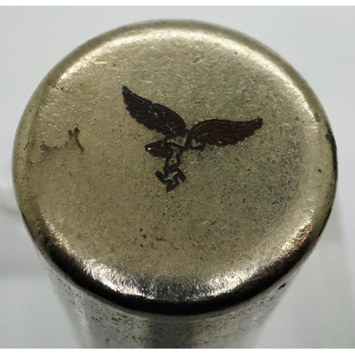 2046 - WWII German Luftwaffe marked petrol lighter. P&P Group 1 (£14+VAT for the first lot and £1+VAT for s... 