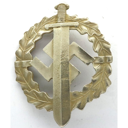 2169 - Third Reich German silver grade SA sports badge. P&P Group 1 (£14+VAT for the first lot and £1+VAT f... 