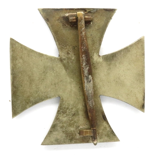 2174 - WWII German Iron Cross 1st Class, maker L.D.O. in original case. P&P Group 1 (£14+VAT for the first ... 