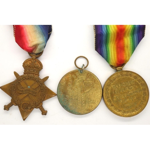 2181 - WWI Victory medal and 1914/15 star to L-13162 DVR WVG Bowles RA/RFA, with a commemorative medal. P&P... 