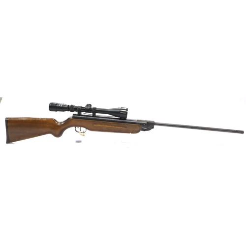 2195 - Weihrauch HW35 22 air rifle with scope. P&P Group 3 (£25+VAT for the first lot and £5+VAT for subseq... 