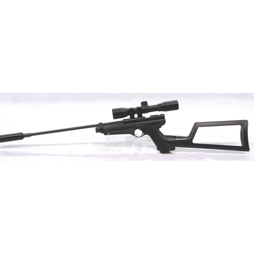 2196 - Crosman 2250XL Co2 air rifle, 22, with scope and silencer. P&P Group 3 (£25+VAT for the first lot an... 