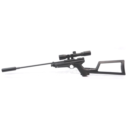 2196 - Crosman 2250XL Co2 air rifle, 22, with scope and silencer. P&P Group 3 (£25+VAT for the first lot an... 