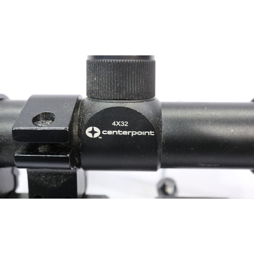 2196 - Crosman 2250XL Co2 air rifle, 22, with scope and silencer. P&P Group 3 (£25+VAT for the first lot an... 