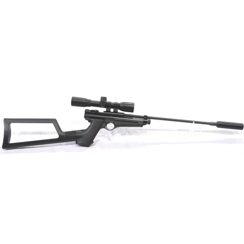 2196 - Crosman 2250XL Co2 air rifle, 22, with scope and silencer. P&P Group 3 (£25+VAT for the first lot an... 