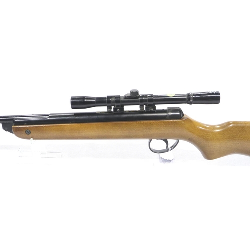 2197 - BSA Meteor 22 air rifle with scope. P&P Group 3 (£25+VAT for the first lot and £5+VAT for subsequent... 