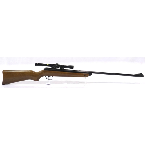 2197 - BSA Meteor 22 air rifle with scope. P&P Group 3 (£25+VAT for the first lot and £5+VAT for subsequent... 