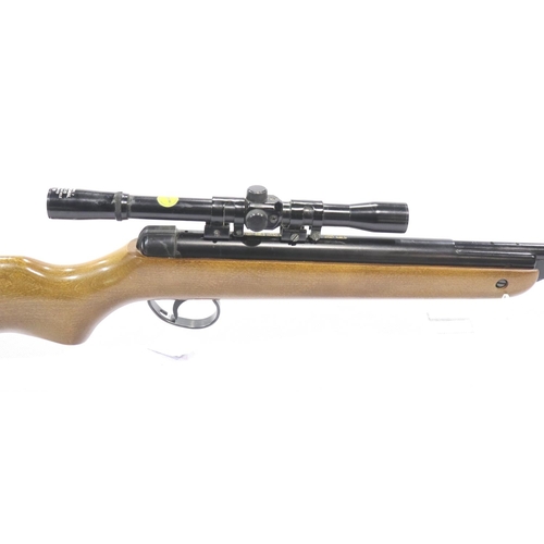 2197 - BSA Meteor 22 air rifle with scope. P&P Group 3 (£25+VAT for the first lot and £5+VAT for subsequent... 