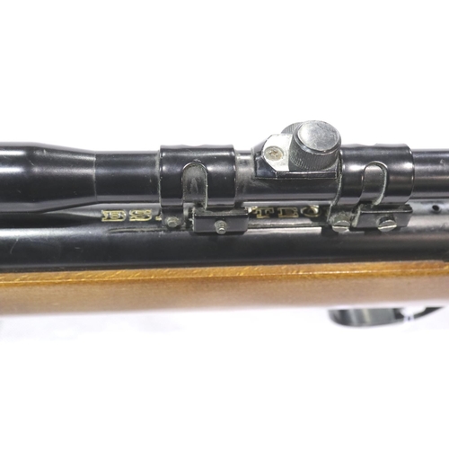 2197 - BSA Meteor 22 air rifle with scope. P&P Group 3 (£25+VAT for the first lot and £5+VAT for subsequent... 