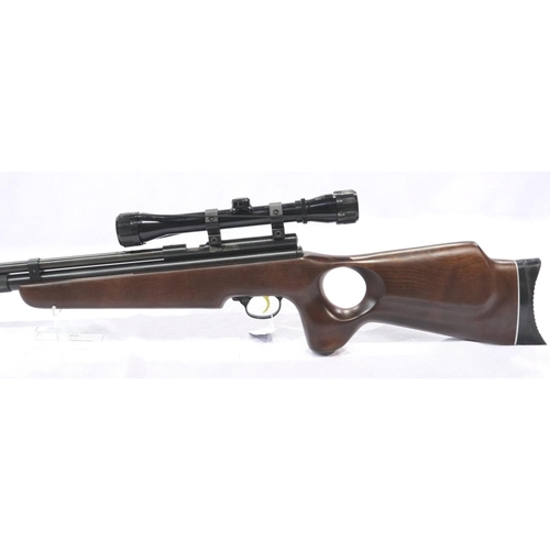 2198 - SMK TH78D Co2 air rifle with scope and silencer. P&P Group 3 (£25+VAT for the first lot and £5+VAT f... 