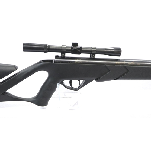 2200 - Magtech 22 air rifle with scope, break barrel spring action. P&P Group 3 (£25+VAT for the first lot ... 