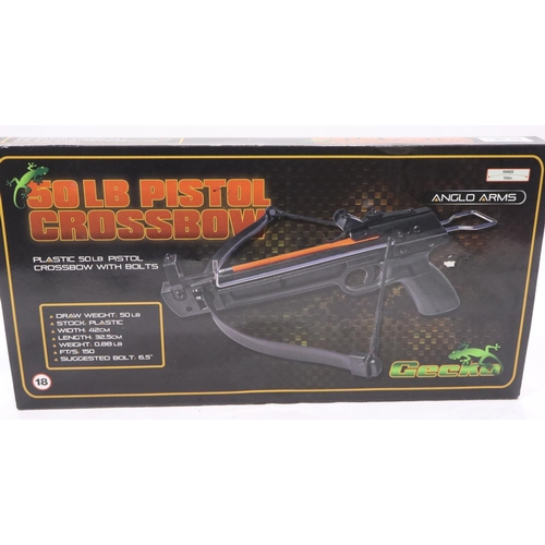 2204 - New unused Anglo Arms hand crossbow, boxed. P&P Group 3 (£25+VAT for the first lot and £5+VAT for su... 