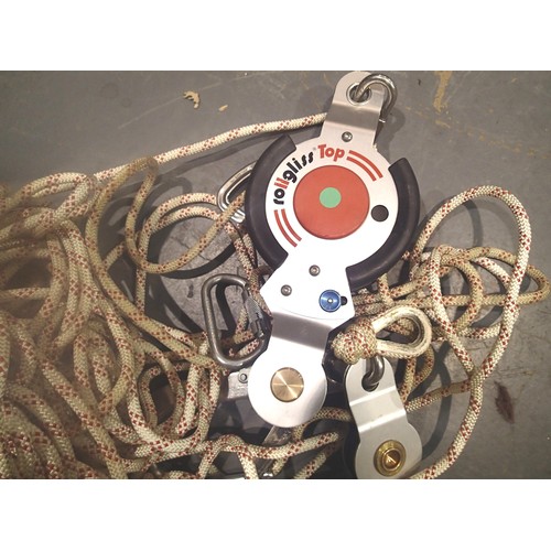 2209 - Search and Rescue winch with ropes and pulley. Not available for in-house P&P