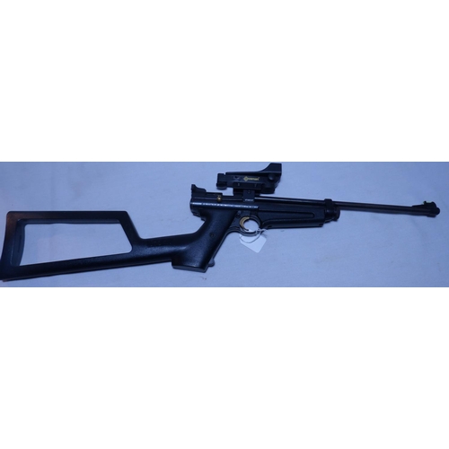 2216 - Crossman Rat catcher Co2 air gun .22 with Crossman sight. P&P Group 3 (£25+VAT for the first lot and... 