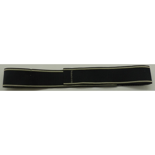 2080W - German embroidered cuff title: Reichsfuhrer. P&P Group 1 (£14+VAT for the first lot and £1+VAT for s... 