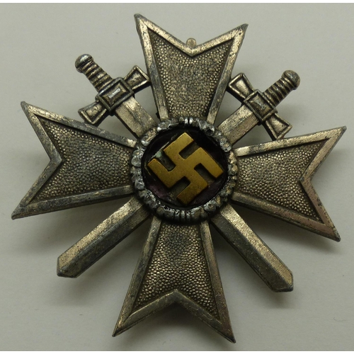 2180B - German silver grade War Merit cross first class. P&P Group 1 (£14+VAT for the first lot and £1+VAT f... 