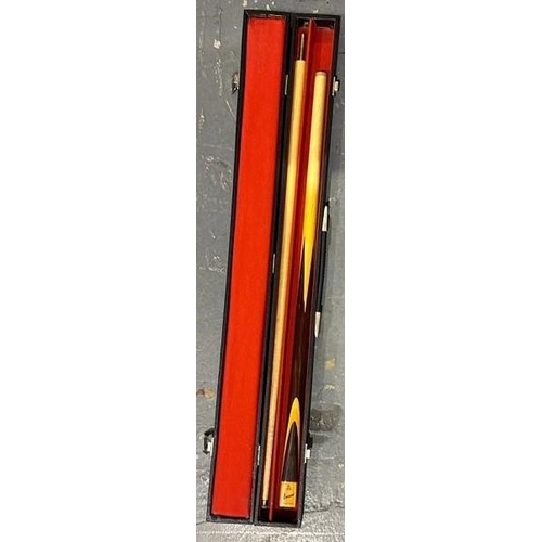 2183C - Diamond by Power glide two piece snooker cue. P&P Group 1 (£14+VAT for the first lot and £1+VAT for ... 