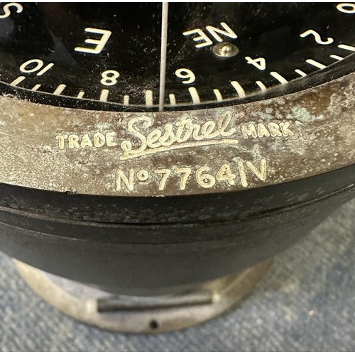 2032A - Sestrel Marine binnacle compass, marked Henry Brown & Son Ltd, no 77641V. Not available for in-house... 