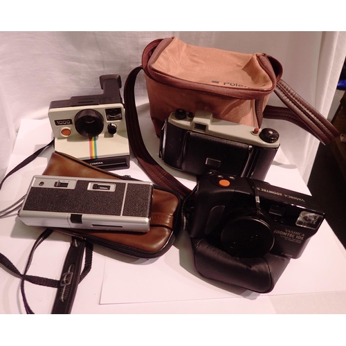 1170 - Three cameras to include Kodak, Polaroid land camera and Yashica Zoomtec 105. P&P Group 2 (£18+VAT f... 