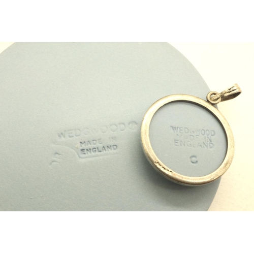 52A - Wedgwood silver mounted Cancer pendant and a Christmas ornament. P&P Group 2 (£18+VAT for the first ... 