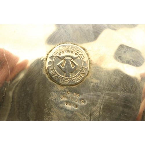 79 - Malaysian 925 silver rose bowl with repousse decoration to the body, D: 15 cm, 251g. P&P Group 1 (£1... 