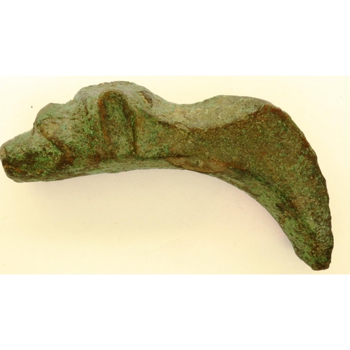 121 - Victorian zoomorphic water faucet spout, L: 80 mm. P&P Group 0 (£5+VAT for the first lot and £1+VAT ... 