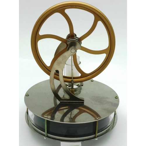 170 - Miniature perpetual spinning wheel, H: 12 cm. P&P Group 1 (£14+VAT for the first lot and £1+VAT for ... 