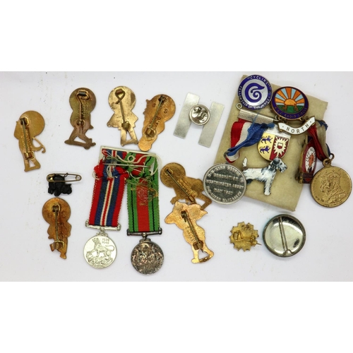 177 - Mixed badges and miniatures to include Robertson Golly examples. P&P Group 1 (£14+VAT for the first ... 