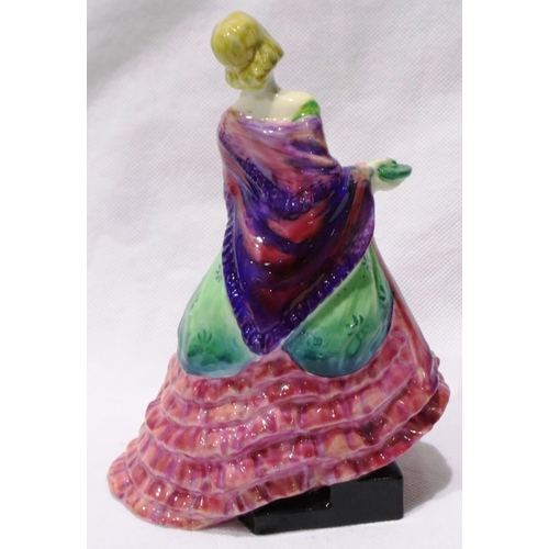 198 - Royal Doulton figurine, Slumber Time, lacking back stamp, with hollow base, H: 15 cm, no cracks or c... 